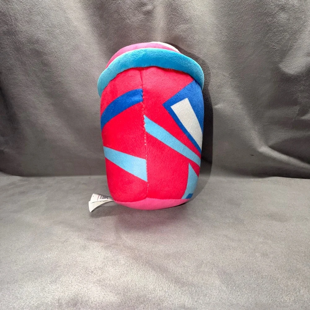 BMI Merchandise Brain Freeze Slushie‎ Plush Pink Blue Swirl Stuffed Toy 11in